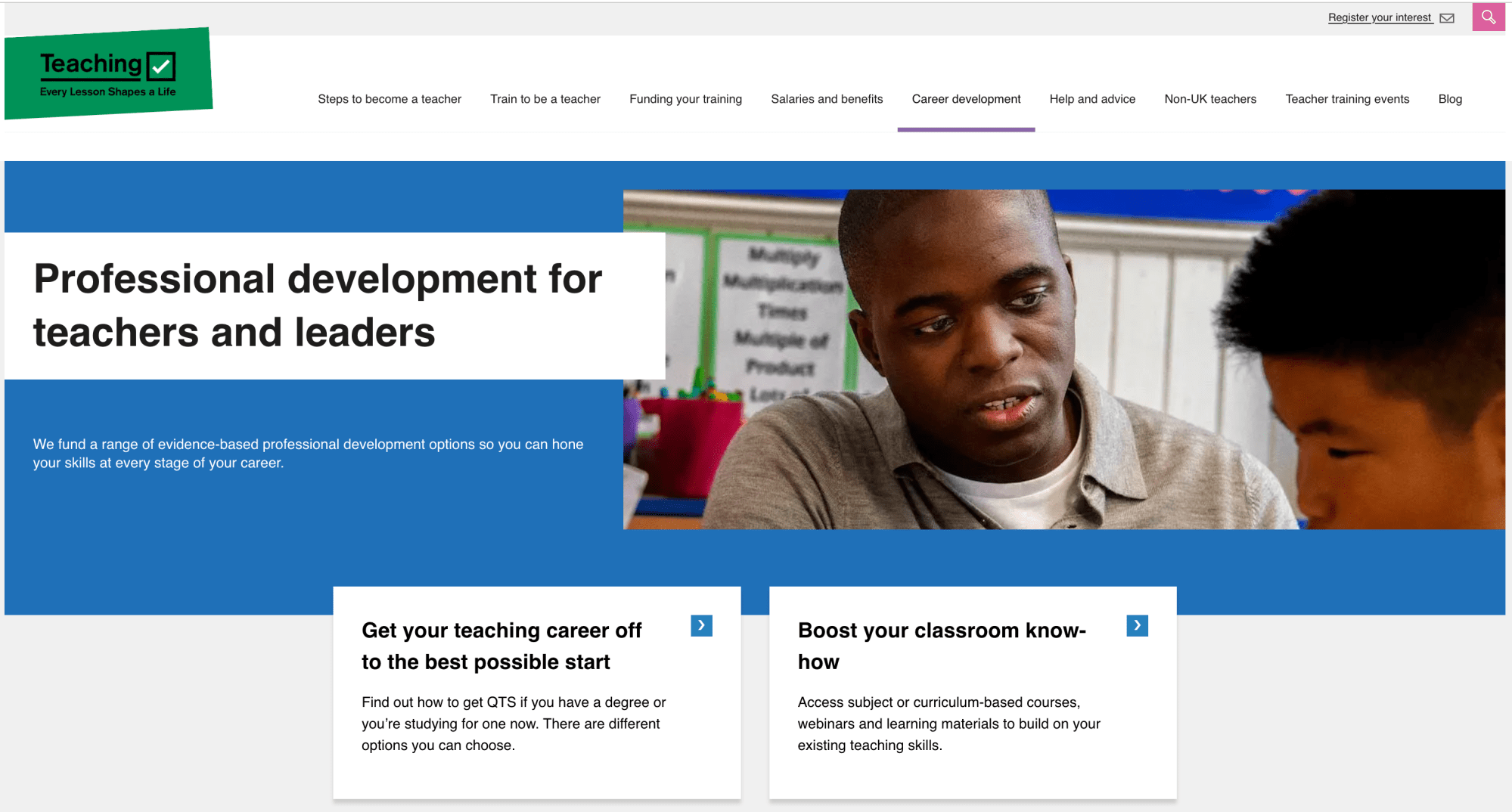 Professional development service idea 1 course list